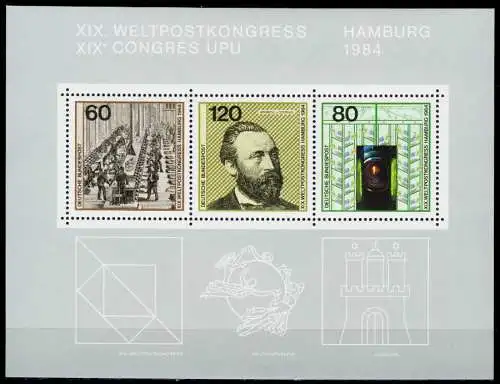 BRD BLOCK KLEINBOGEN Block 19 postfrisch S03BACA