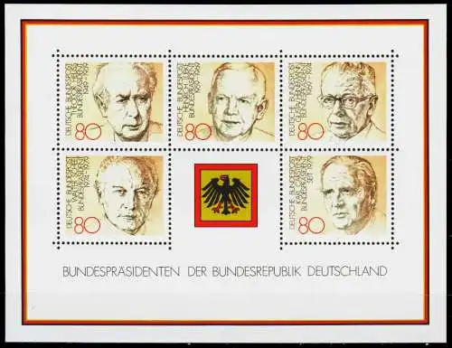 BRD BLOCK KLEINBOGEN Block 18 postfrisch S03BA72