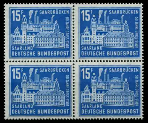 SAAR OPD 1959 Nr 446 postfrisch VIERERBLOCK S03DEFA