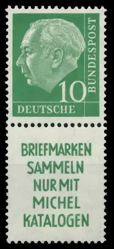 BRD ZUSAMMENDRUCK Nr S21 postfrisch SENKR PAAR 97991A