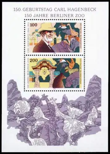 BRD BUND BLOCK KLEINBOGEN 1990 1994 Block 28 postfrisch S03E502