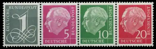 BRD ZUSAMMENDRUCK Nr W18X W20X W17X+W21X postfrisch 979CEE