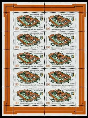 BRD BUND BLOCK KLEINBOGEN 1998 Nr 1982 postfrisch KLEIN 979CFA