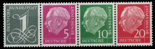 BRD ZUSAMMENDRUCK Nr W18X W20X W17X+W21X postfrisch 979D4E