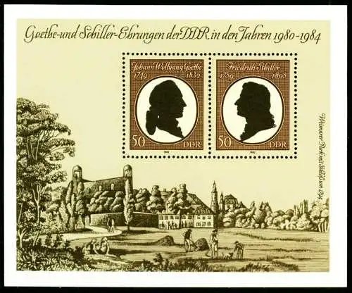 DDR BLOCK KLEINBOGEN Block 66 postfrisch S041472