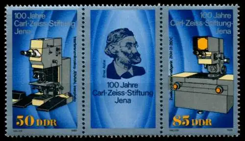 DDR ZUSAMMENDRUCK Nr WZd802 postfrisch 3ER STR 97D91A