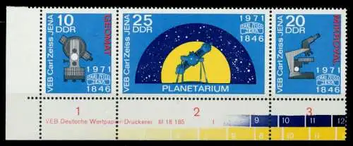 DDR ZUSAMMENDRUCK Nr WZd257 DV DWD I postfrisch 3ER STR 97DED6