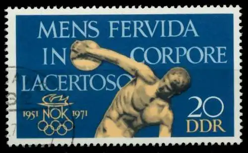 DDR 1971 Nr 1660 gestempelt 98635A
