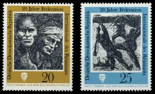DDR 1971 Nr 1680-1681 postfrisch S04886A