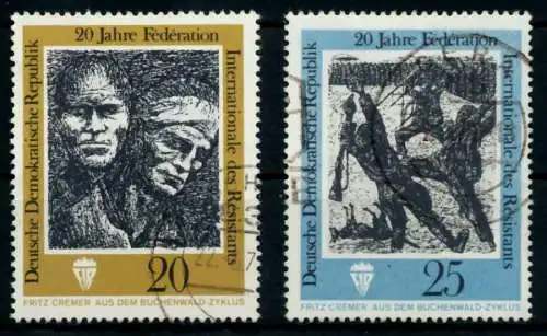 DDR 1971 Nr 1680-1681 gestempelt 986452
