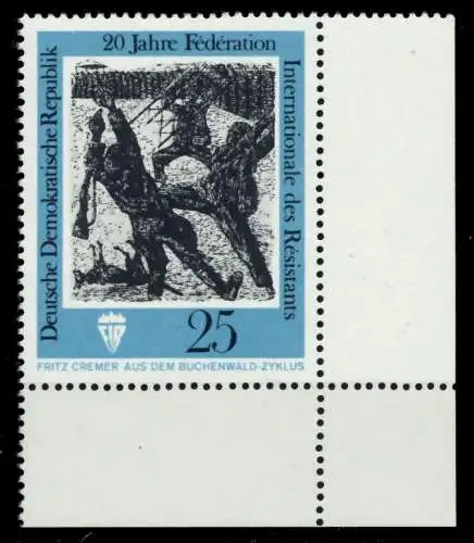 DDR 1971 Nr 1681 postfrisch ECKE-URE 9864A6