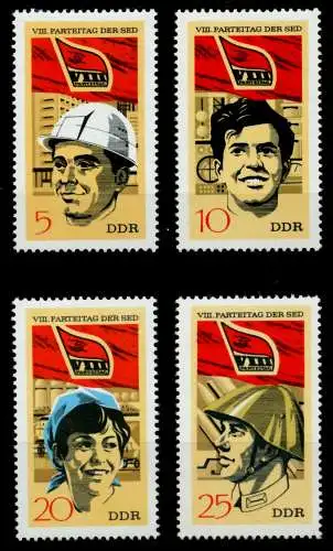 DDR 1971 Nr 1675-1678 postfrisch S04891A