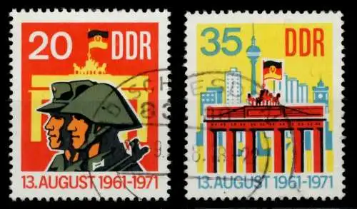 DDR 1971 Nr 1691-1692 gestempelt 9865C6