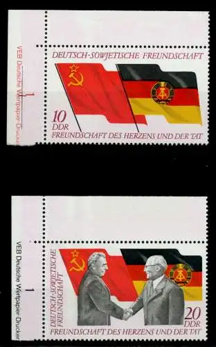 DDR 1972 Nr 1759-1760 postfrisch ECKE-OLI 98BA56