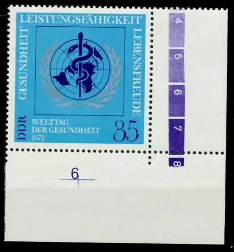 DDR 1972 Nr 1748 postfrisch ECKE-URE 98BA9E