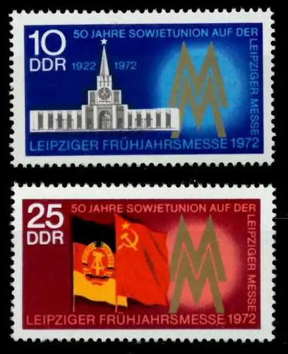 DDR 1972 Nr 1743-1744 postfrisch S04CF66