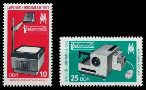 DDR 1972 Nr 1782-1783 postfrisch S04D0EA