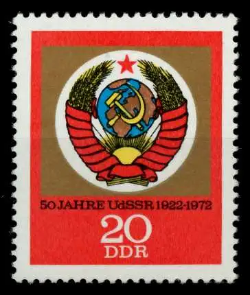 DDR 1972 Nr 1813 postfrisch S04D0AE