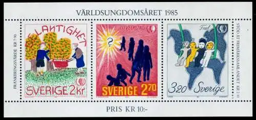 SCHWEDEN Block 13-FN50 postfrisch S022B52