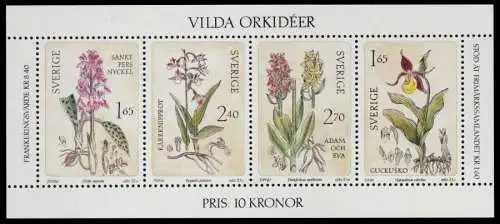 SCHWEDEN Block 10-FN40 postfrisch S022B66
