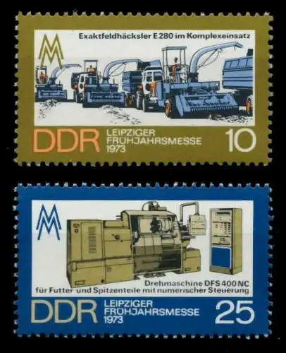 DDR 1973 Nr 1832-1833 postfrisch S050B62
