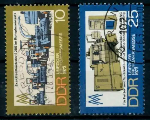 DDR 1973 Nr 1832-1833 gestempelt 68ACAE