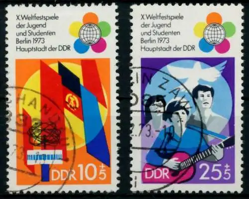 DDR 1973 Nr 1829-1830 gestempelt 68ACBA
