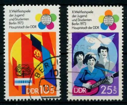 DDR 1973 Nr 1829-1830 gestempelt 68ACDE