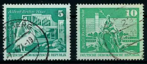 DDR DS AUFBAU IN DER Nr 1842-1843 gestempelt 68AD62