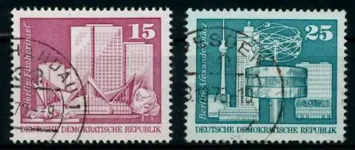 DDR DS AUFBAU IN DER Nr 1853-1854 gestempelt 6915A6