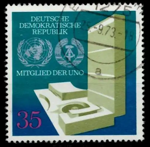 DDR 1973 Nr 1883 gestempelt 691722