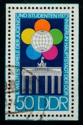 DDR 1973 Nr 1867 gestempelt 6917D2