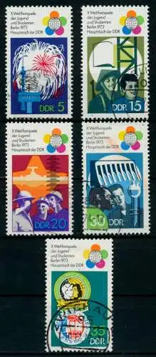 DDR 1973 Nr 1862-1866 gestempelt 691806