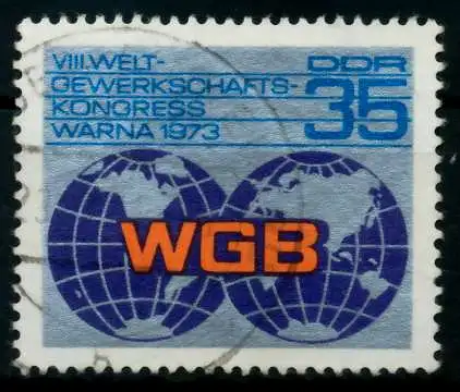 DDR 1973 Nr 1885 gestempelt 69191E