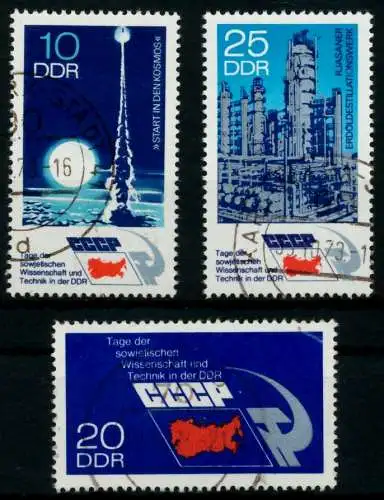 DDR 1973 Nr 1887-1889 gestempelt 691926