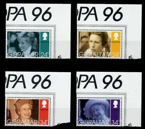 GIBRALTAR 1996 Nr 755-758 postfrisch ECKE-ORE 691C6A