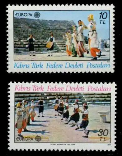 TÜRKISCH-ZYPERN 1981 Nr 98-99 postfrisch 69450A