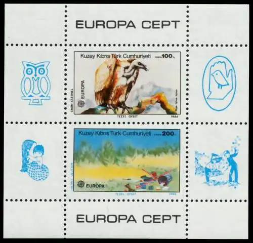 TÜRKISCH-ZYPERN Block 5 postfrisch S048866