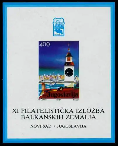 JUGOSLAWIEN Block 30 postfrisch S09545A