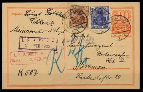 D-REICH POSTKARTE DIVERSE GEBRAUCHT 694676