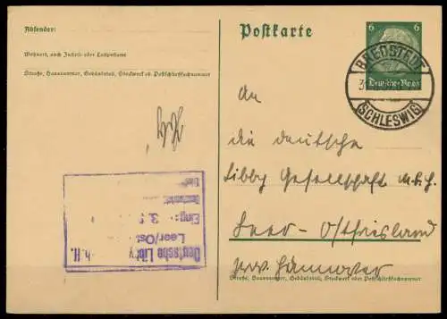 D-REICH DIVERSE BELEGE POSTKARTE 694696