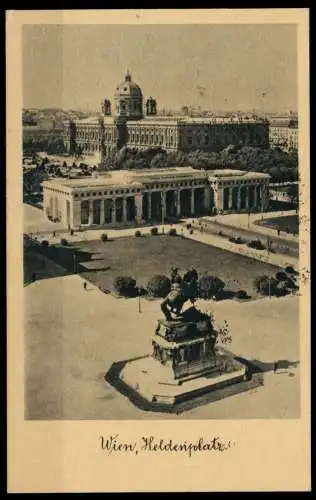 D-REICH BILD-POSTKARTE WIEN HELDENPLATZ 6946A2