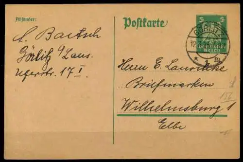 D-REICH POSTKARTE DIVERSE GEBRAUCHT 69475A