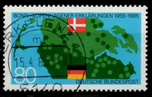 BRD BUND 1985 Nr 1241 zentrisch gestempelt 694B56