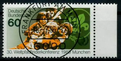 BRD 1985 Nr 1254 zentrisch gestempelt 696EAE