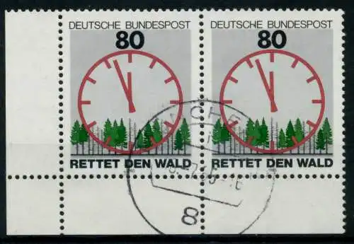 BRD 1985 Nr 1253 zentrisch gestempelt WAAGR PAAR ECKE-ULI 696F26