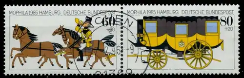 BRD ZUSAMMENDRUCK Nr WZD5 zentrisch gestempelt WAAGR PAAR 696F56