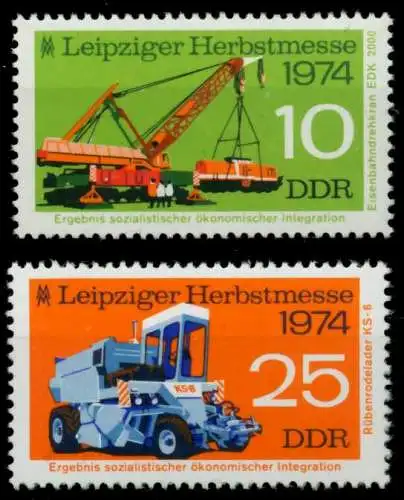 DDR 1974 Nr 1973-1974 postfrisch S0AA06E