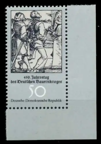 DDR 1975 Nr 2018 postfrisch ECKE-URE 6995FE
