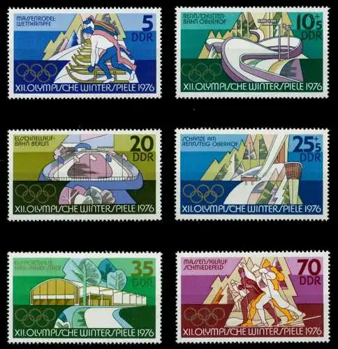 DDR 1975 Nr 2099-2104 postfrisch S0AE046